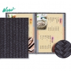 Weave Pattern Menu Covers