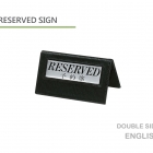 Reserved sign