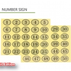 Number Sticker