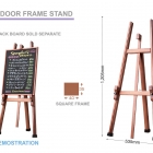 Out Door Menu Stand, Reception Stand 