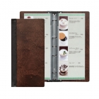 wooden slimline menu cover