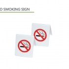 Non Smoking table sign