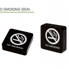 Non Smoking table sign