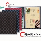 Japan style MENU BOOK COVER