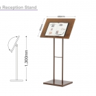 Menu Stand, Reception Stand 