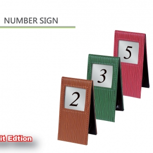 table sign, NUMBER