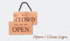 Open Close Door Sign