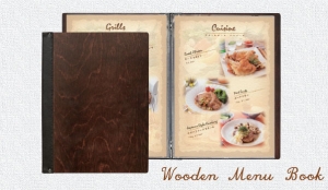 Wooden Menu Covers