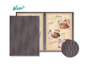 Diamond Pattern Menu Cover