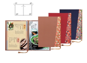 JAPAN STYLE MENU BOOK COVER