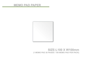 memo paper