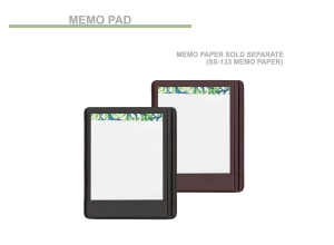 Memo Pad