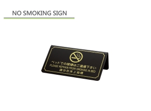 Non Smoking table sign