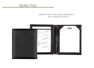 Memo Pad