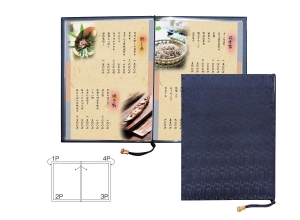 JAPAN STYLE MENU BOOK COVER