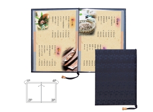 JAPAN STYLE MENU BOOK COVER