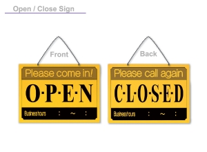 Open / Close Sign