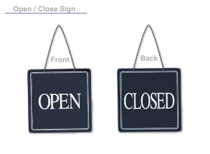 Open / Close Sign