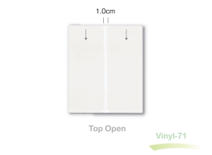 slimline clear vinyl sleeve