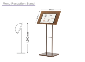 Menu Stand, Reception Stand 