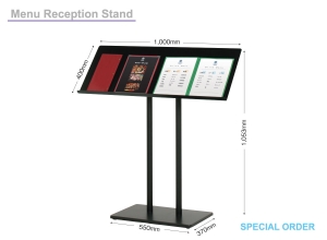 Menu Stand, Reception Stand 