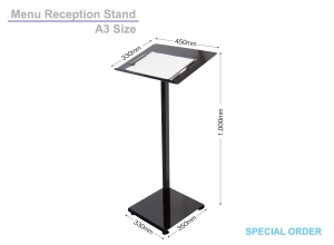 Menu Stand, Reception Stand 