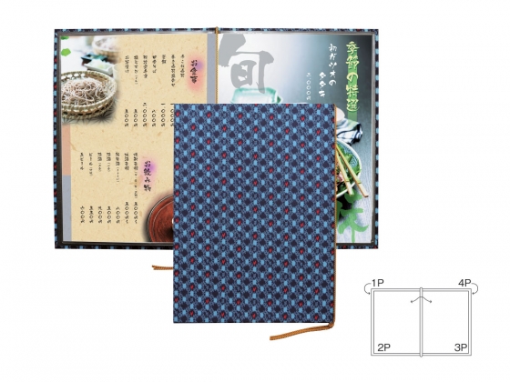 JAPAN STYLE MENU BOOK COVER