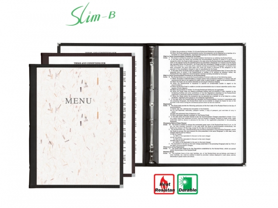 VINYL MENU BOOK