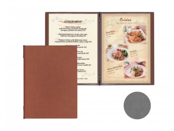 Soft Leather MENU BOOK COVER