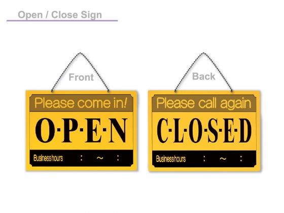 Open / Close Sign