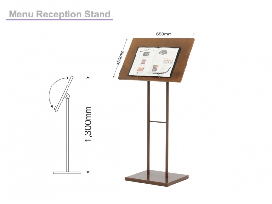 Menu Stand, Reception Stand 